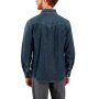 Carhartt denimskjorte i denimstof 106429HK3. Billedet viser produktet bagfra.