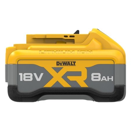 DeWalt 18V DCB1880 8,0Ah Batteri Et professionelt 18V batteri fra DeWalt med høj kapacitet på 8,0Ah, ideelt til krævende arbejdsopgaver.