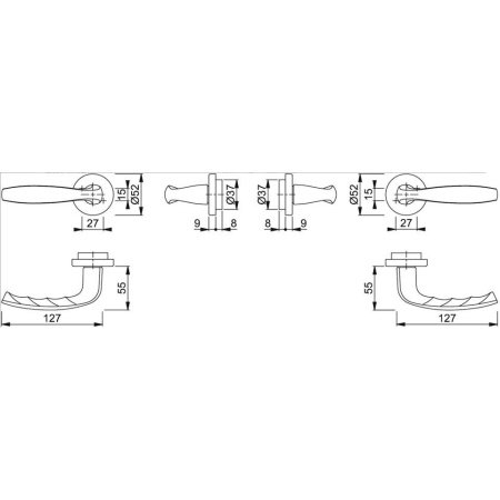 Hoppe New York dørgreb
