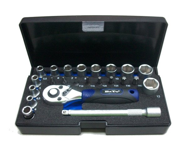 BaTo top-/bitssæt 1/4"