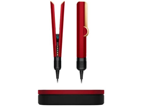 Dyson Airstrait glattejern rød/guld Dyson Airstrait glattejern rød/guld med eksklusiv præsentationskasse.