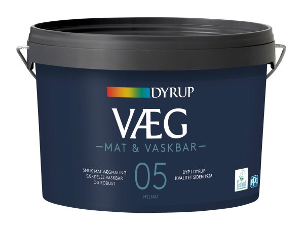 Dyrup væg 05 mat & vaskbar