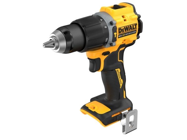 Dewalt 18V XR kulløs kompakt slagboremaskine, Solo. Billedet viser produkt forfra.