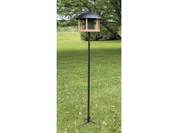 Ryom Cotta fuglefoderhus i bøgetræ med metalstander