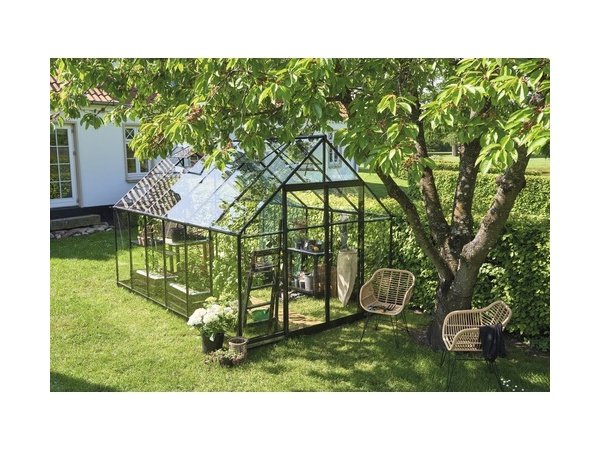 Halls Qube 812 9,9m² drivhus