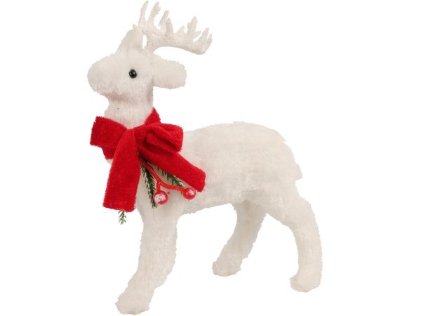 Haarhr & Co LED rensdyr i plys Haarhr & Co LED rensdyr i plys 20 cm 4300563. Billedet viser produktet med hvid baggrund.