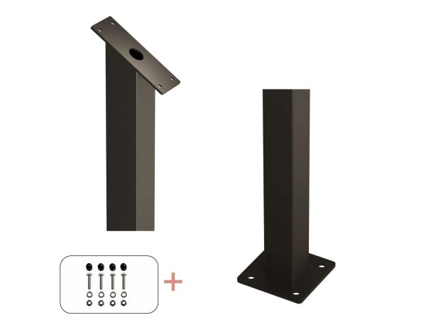 Plus stålstolpe m/fod