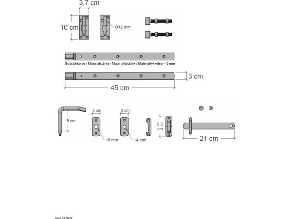 Plus lågebeslag 2505-1