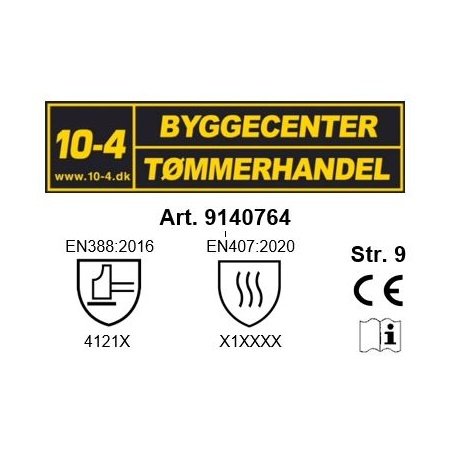 10-4 arbejdshandske