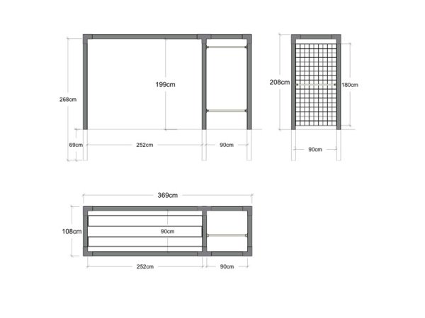 Plus Daylife espalier, tørrest