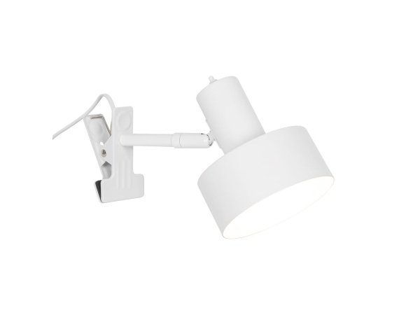 Nordlux Matis klemspot Nordlux Matis klemspot i hvid. Billedet viser produktet med hvid baggrund.