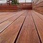 Luksuriøse Jatoba terrassebrædder med naturlig rødbrun farve og overlegen holdbarhed