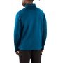 Carhartt Mock Neck half zip midlayer. Billedet viser produktet på model bagfra.