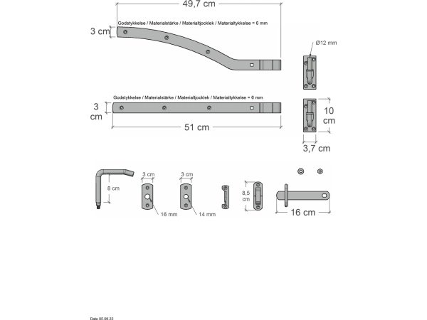Plus lågebeslag 2428-1