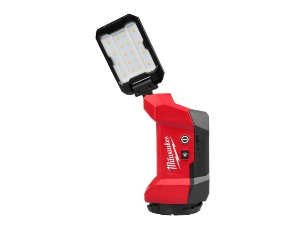 Milwaukee arbejdslampe M12 ALIP-0. PACKOUT™ Kompatibel, 1200 Lumen. Billedet viser produktet forfra.