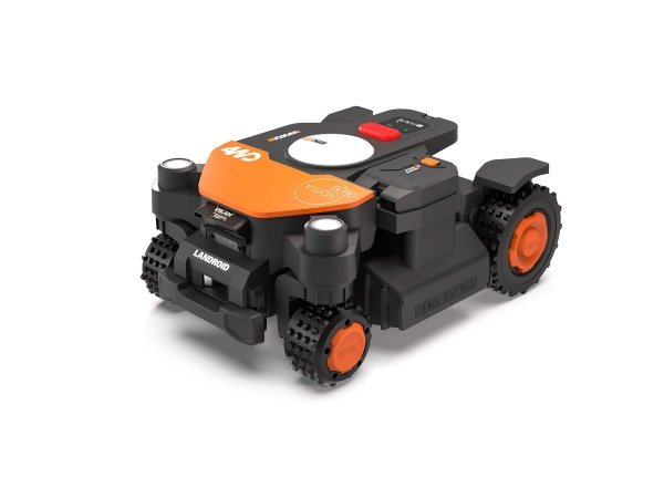 Worx 4WD robotplæneklipper Worx 4WD robotplæneklipper. Produktet vises fra venstre side