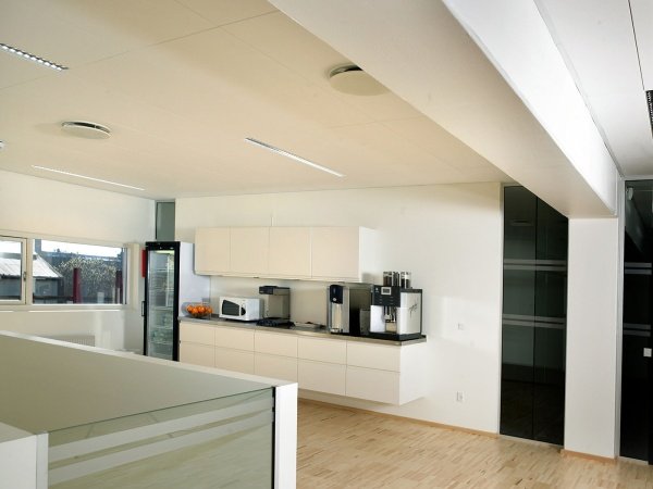 Rockfon Sonar B akustikloft, produkt set forfra