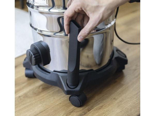 Scheppach våd/-tør støvsuger, produkt set forfra