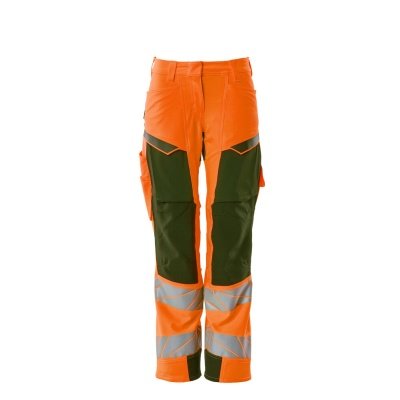 Orange/mosgrøn