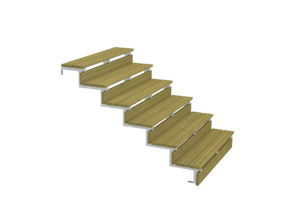 Plus terrassetrappe 6 trin