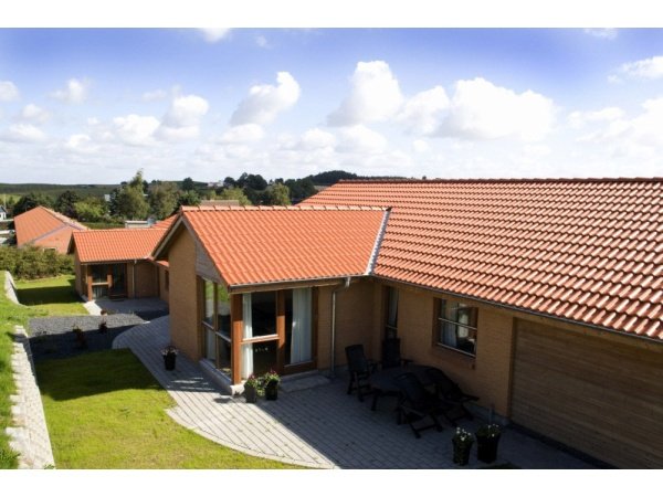 IBF dobbelt-s tagsten teglrød