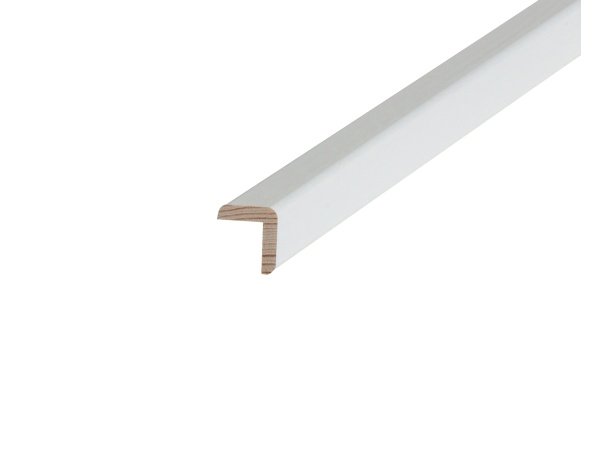 CT hjørneliste hvidmalet