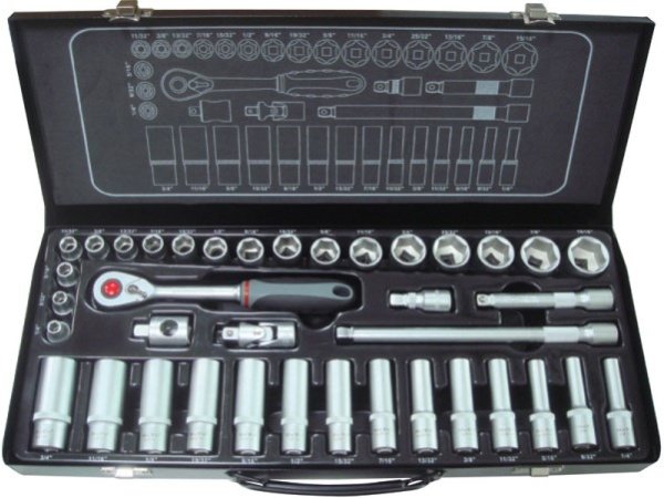 BaTo topnøglesæt 3/8"