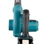 Makita akku løvblæser 18V DUB186SFX1 1xBL1830B+1xDC18SD. Billedet viser produkt og tilbehør.