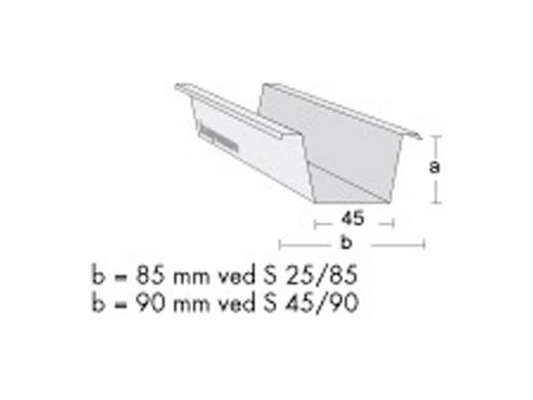 Knauf monteringsprofil S25