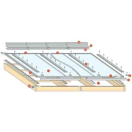 Plastmo Twinlite dækliste alu