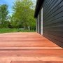 Luksuriøse Jatoba terrassebrædder med naturlig rødbrun farve og overlegen holdbarhed