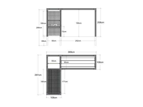 Plus Daylife espalier, tørrest