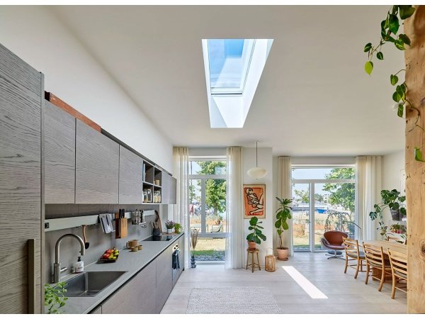 Velux fladtagsvindue buet