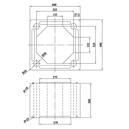 Schiedel DM 44 ydermodul