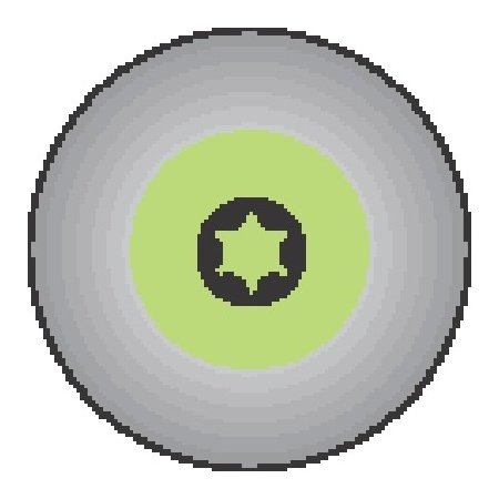 Bahco skruetrækker TX-kærv