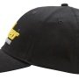 Snickers Flexible Cap 9002 med gul logo. Billedet viser produkt fra siden.