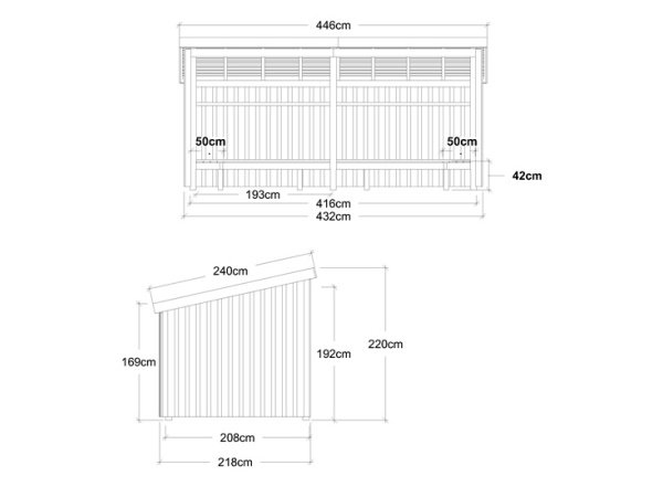 Plus Nordic Bålhytte 9,5 m2