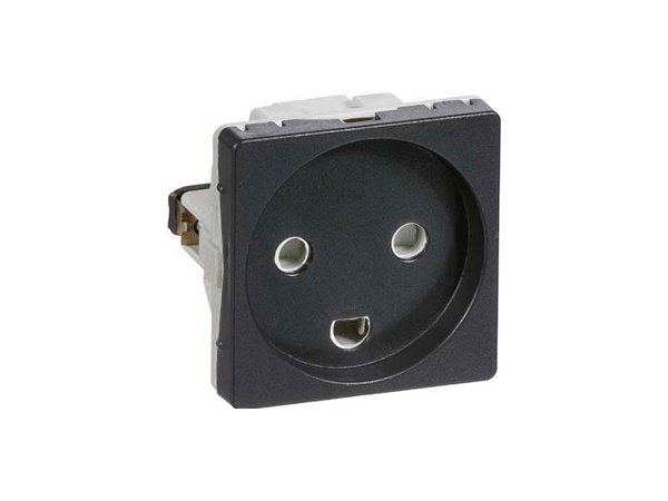 LK FUGA stikkontakt koksgrå