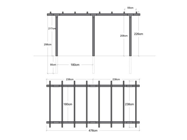 Plus Pergola Dobbelt