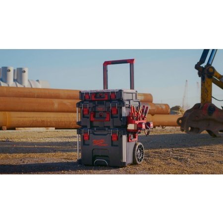 Milwaukee PACKOUT holder Milwaukee PACKOUT holder til håndværktøj. Billedet viser produkt med hvid baggrund.