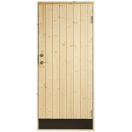 Plus udhusdør panel inkl. karm Plus udhusdør panel inkl. karm