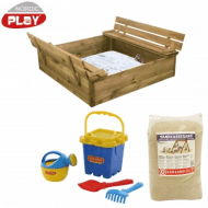 Nordic Play sandkasse trykimp. Nordic Play sandkasse trykimp.
