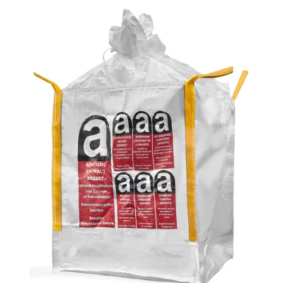 Asbest bigbag topindkast