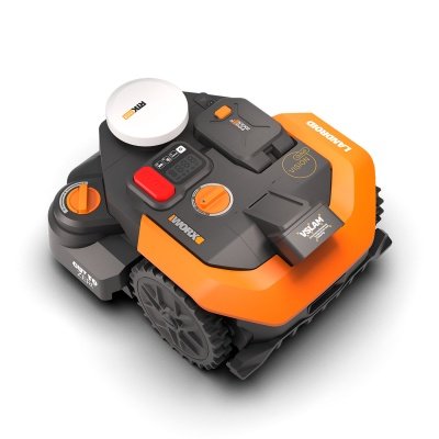 Worx WR308E robotplæneklipper. Produktet vises oppefra
