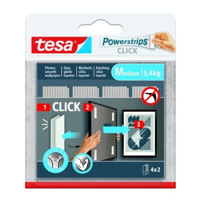Tesa Powerstrips Click M