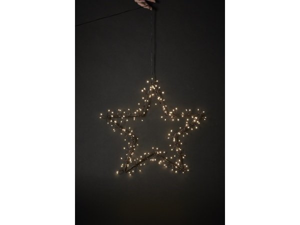 Dacore LED tråd stjerne sort