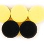 Maxshine Mini 12V polermaskine kit. Billedet viser gule poleringspuder.