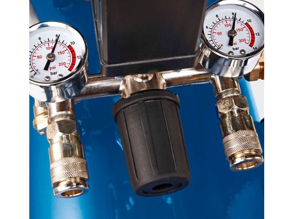 Scheppach kompressor HC53DC 50 ltr. Billedet viser produktet uden baggrund