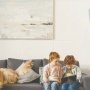 Duka One S4 plus m/Wifi, Ø100mm. Miljøbilledet viser produktet i en stue