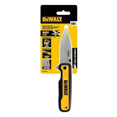 Dewalt lommekniv Dewalt lommekniv DWHT10993-0, foldbar. Billedet viser produktet med hvid baggrund.